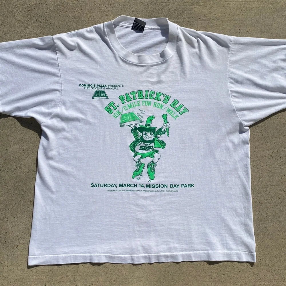 Vintage 90s SDSU Track St. Patrick’s Day Run/Walk
